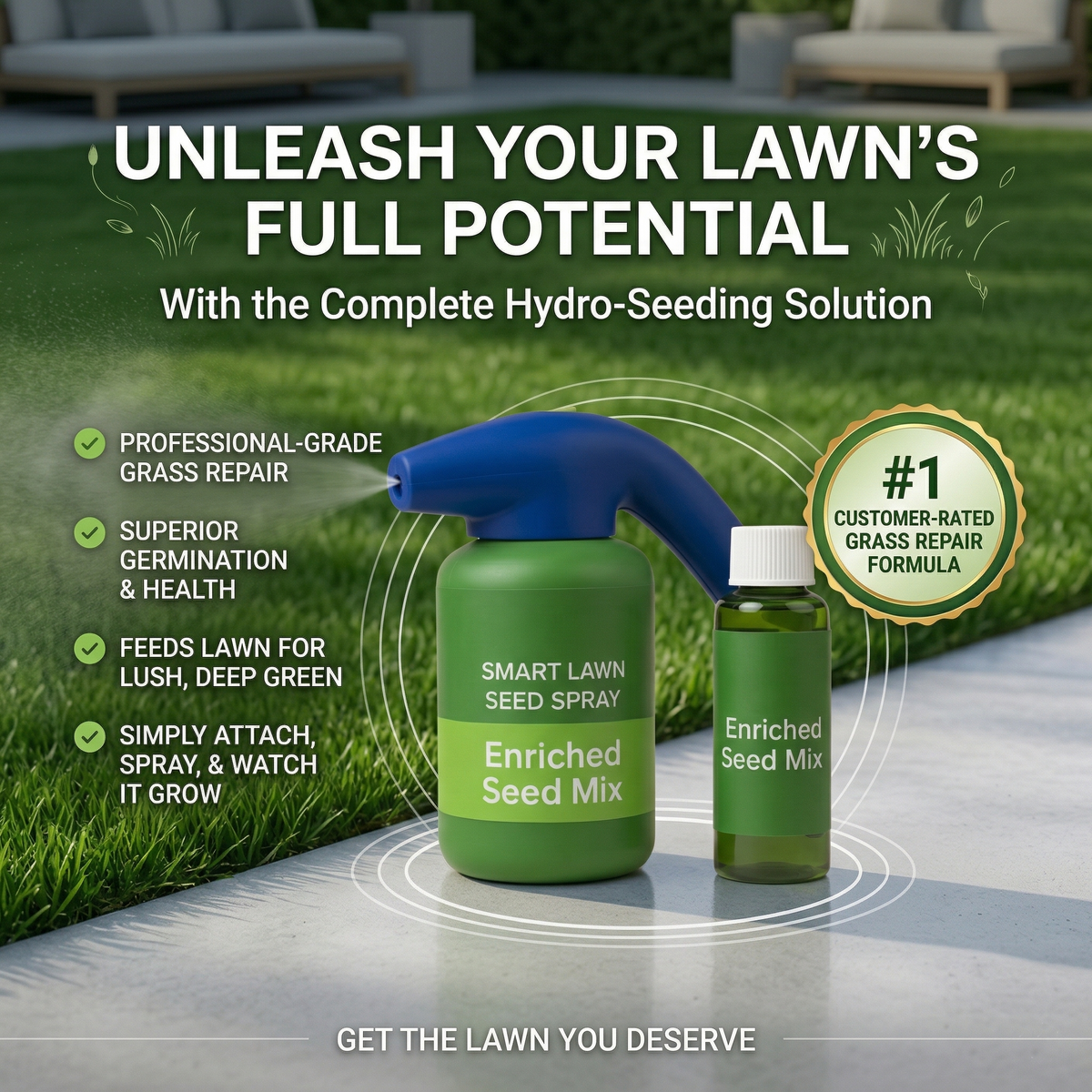 🔥Last Day 60% OFF🌱Hydro Seeding Lawn Solution